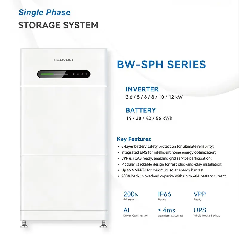 7kWh Stackable LiFePO4 Battery Module